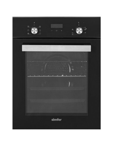 Simfer Oven | 4207DERSP.1 | 47 L | Multifunctional | Manual | Pop-up knobs | Height 59.5 cm | Width 45 cm | Black