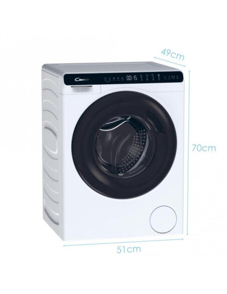 70 cm aukščio skalbimo mašina Candy CW50-BP12307GU-S