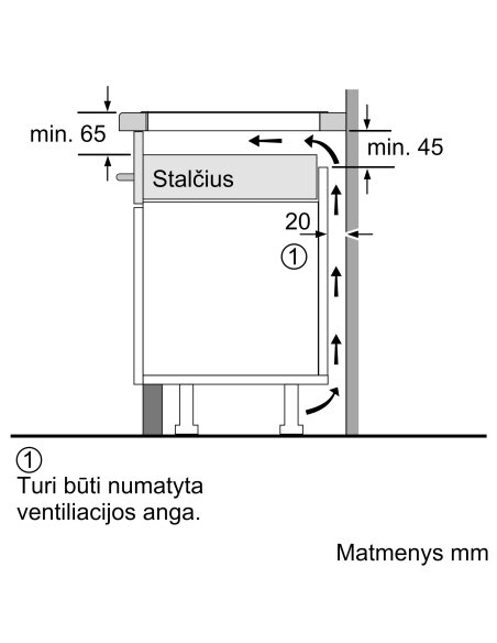 Indukcinė kaitlentė BOSCH PUE63KBB6E