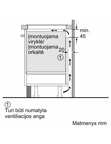 Indukcinė kaitlentė BOSCH PUE63KBB6E