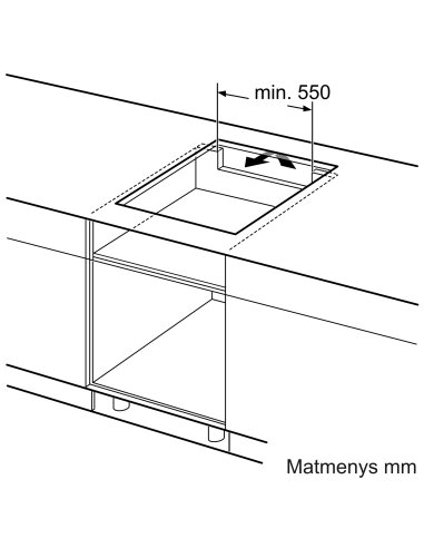 Indukcinė kaitlentė BOSCH PUE63KBB6E