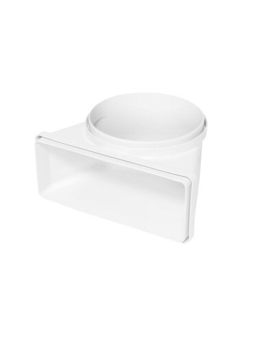 Vertical connection from round (D150) to rectangular shape (220x90) M2CKCF03U