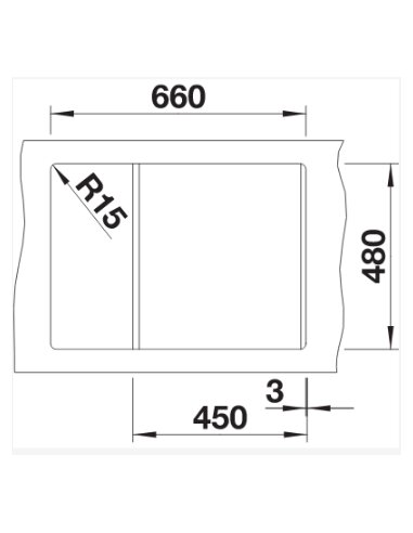 Plautuvė BLANCO METRA 45 S Compact...