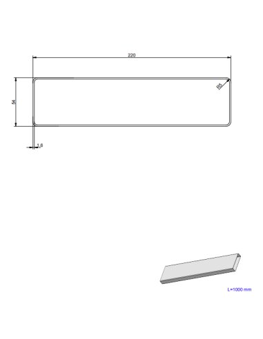 Gartraukio priedas ELICA PIPE 1m,...
