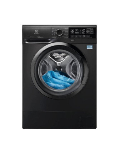 38 cm gylio juodos spalvos skalbyklė Electrolux EWS6326DXE