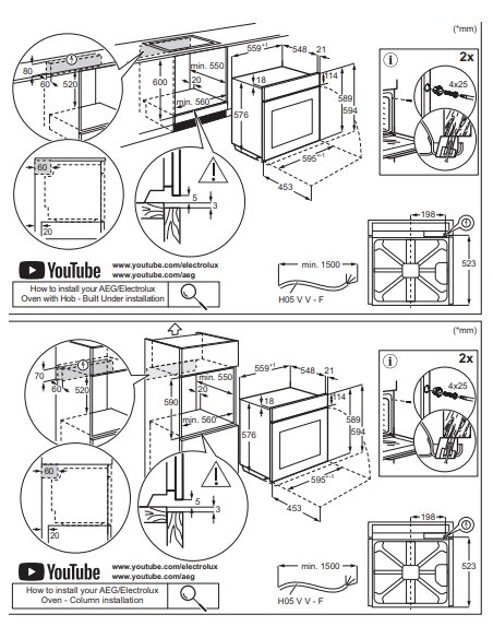Orkaitė ELECTROLUX EOD4P57H