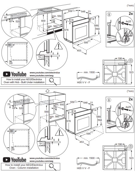 Orkaitė ELECTROLUX EOD4P57H