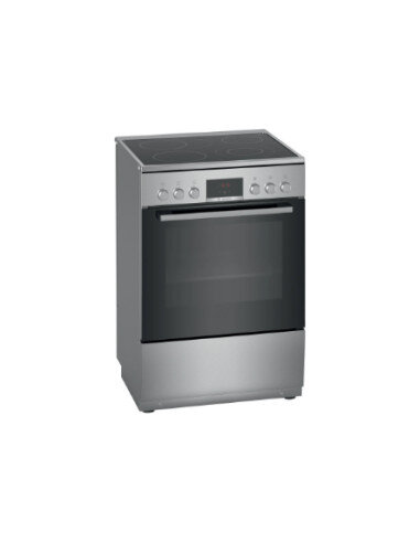 Bosch | Cooker | HKR39A250U | Hob type Vitroceramic | Oven type Electric | Stainless steel | Width 60 cm | Electronic ignition |