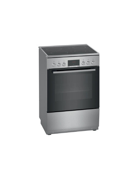 Bosch | Cooker | HKR39A250U | Hob type Vitroceramic | Oven type Electric | Stainless steel | Width 60 cm | Electronic ignition |