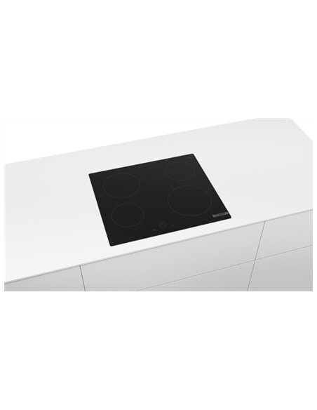Bosch | Hob | PKE611BA2E Series 4 | Vitroceramic | Number of burners/cooking zones 4 | Touch | Black