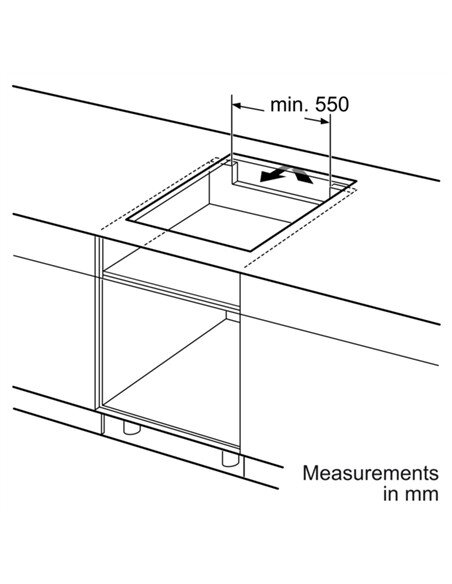 Bosch | Hob | PUE612BB1J | Induction | Number of burners/cooking zones 4 | Touch | Timer | White