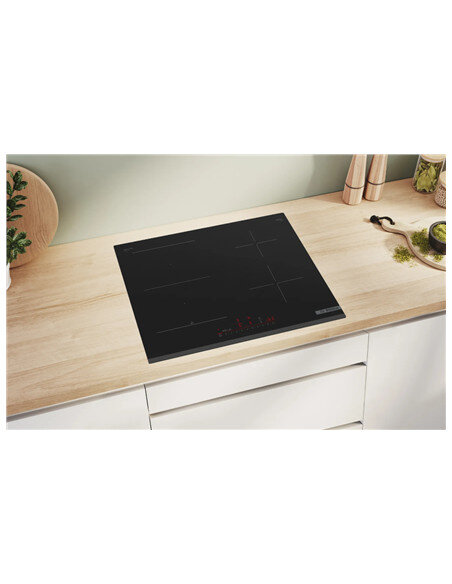 Bosch | Hob | PVS63KHC1Z Series 6 | Induction | Number of burners/cooking zones 4 | Touch | Timer | Black