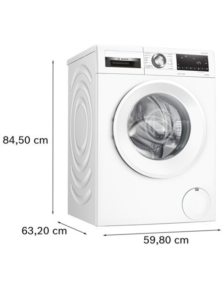 Bosch | Washing Machine | WGG244ZMSN | Energy efficiency class A | Front loading | Washing capacity 9 kg | 1400 RPM | Depth 59 c
