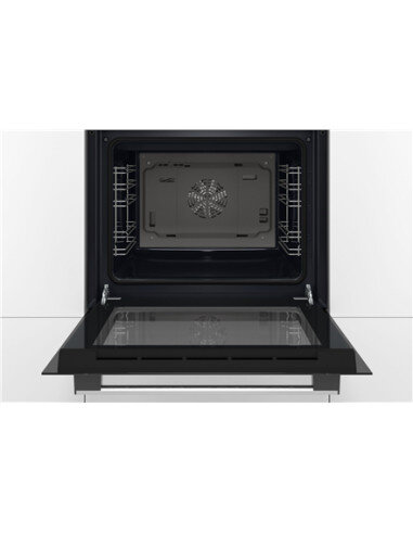 Bosch | Oven | HBF133BA0 | 66 L | Electric | EcoClean | Knobs | Height 59.5 cm | Width 59.4 cm | Black