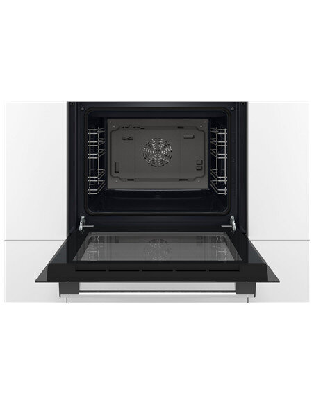 Bosch | Oven | HBF133BA0 | 66 L | Electric | EcoClean | Knobs | Height 59.5 cm | Width 59.4 cm | Black