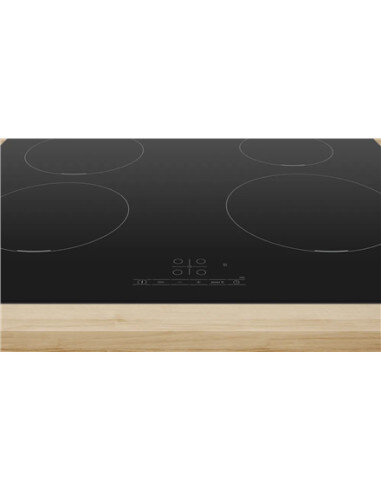 Bosch Hob | PIE611BB5E | Induction | Number of burners/cooking zones 4 | Touch | Timer | Black | Display