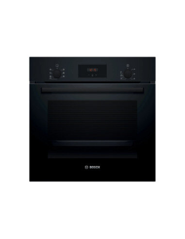 Bosch Oven | HBF133BA1 | 66 L | Electric | EcoClean | Knobs | Height 59.5 cm | Width 59.4 cm | Black