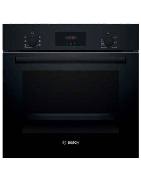 Bosch Oven | HBF133BA1 | 66 L | Electric | EcoClean | Knobs | Height 59.5 cm | Width 59.4 cm | Black