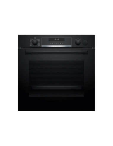 Bosch Oven | HRG578BB7 | 71 L | Electric | Pyrolysis | Knobs | Steam function | Height 59.5 cm | Width 59.4 cm | Black