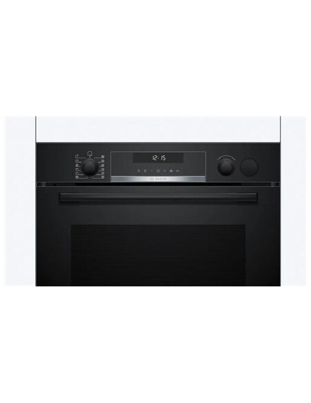 Bosch Oven | HRG578BB7 | 71 L | Electric | Pyrolysis | Knobs | Steam function | Height 59.5 cm | Width 59.4 cm | Black