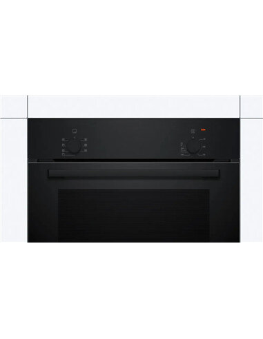 Bosch Oven | HBF010BA1 | 66 L | Electric | Manual | Knobs | Height 59.5 cm | Width 59.4 cm | Black
