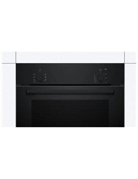 Bosch Oven | HBF010BA1 | 66 L | Electric | Manual | Knobs | Height 59.5 cm | Width 59.4 cm | Black
