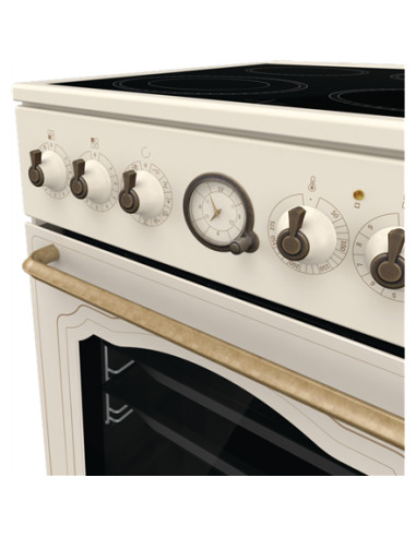 Gorenje | Cooker | GECS5B70CLI | Hob type Vitroceramic | Oven type Electric | Beige | Width 50 cm | Depth 59.4 cm | 70 L