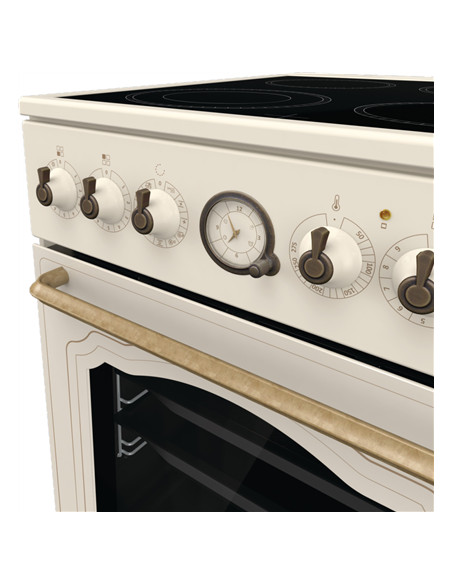 Gorenje | Cooker | GECS5B70CLI | Hob type Vitroceramic | Oven type Electric | Beige | Width 50 cm | Depth 59.4 cm | 70 L