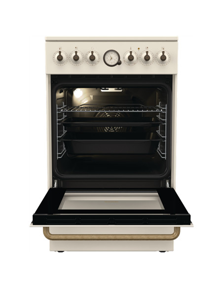 Gorenje | Cooker | GECS5B70CLI | Hob type Vitroceramic | Oven type Electric | Beige | Width 50 cm | Depth 59.4 cm | 70 L