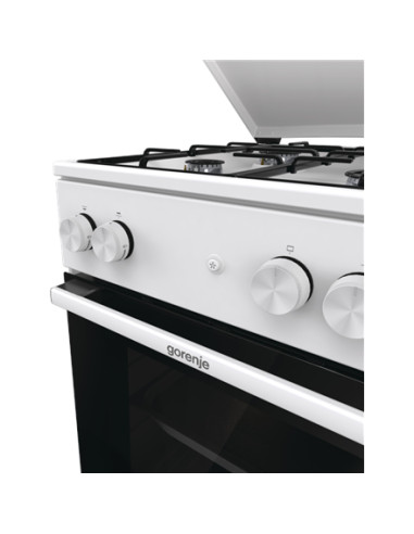 Gorenje Cooker | GG5A14WJ | Hob type Gas | Oven type Gas | White | Width 50 cm | Depth 59.4 cm | 70 L