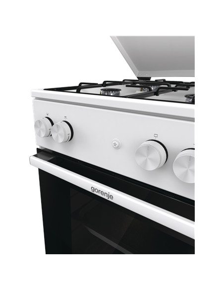 Gorenje Cooker | GG5A14WJ | Hob type Gas | Oven type Gas | White | Width 50 cm | Depth 59.4 cm | 70 L