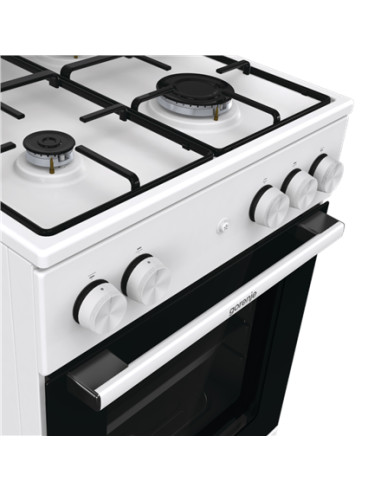 Gorenje Cooker | GG5A14WJ | Hob type Gas | Oven type Gas | White | Width 50 cm | Depth 59.4 cm | 70 L