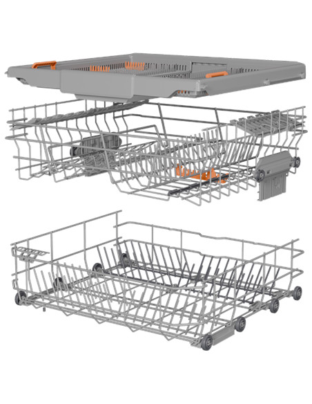 Gorenje Dishwasher | GV16D5 | Built-in | Width 59.8 cm | Number of place settings 16 | Number of programs 6 | Energy efficiency 