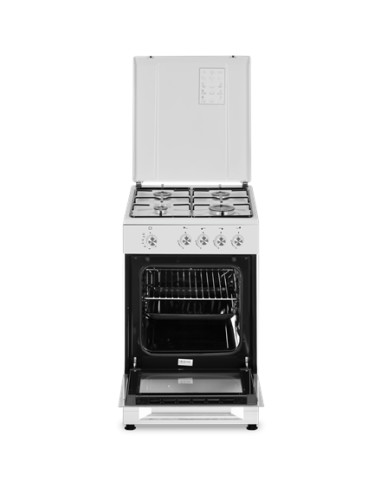Simfer | Cooker | 4401SGRBB | Hob type Gas | Oven type Gas | White | Width 50 cm | Depth 55 cm | 49 L