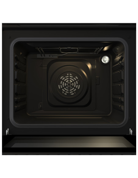 Gorenje Oven | BO6615E01B | 60 L | Electric | EnamelClean | Push pull buttons | Height 59.5 cm | Width 59.5 cm | Black