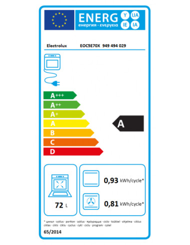 Daugiafunkcinė orkaitė Electrolux su garų programa EOC5E70X
