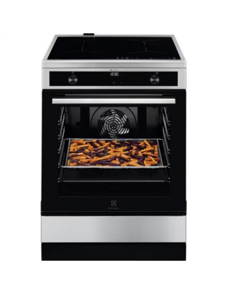 60 cm pločio ner.plieno spalvos viryklė su indukcine kaitlente Electrolux LKI64023AX