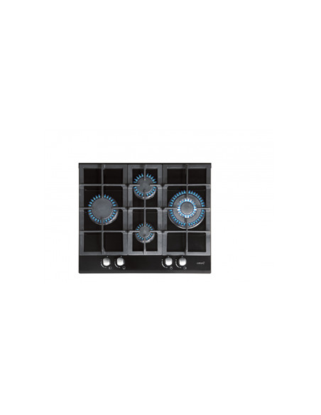 CATA | Hob | LCI 6031 B | Gas on glass | Number of burners/cooking zones 4 | Rotary knobs | Black