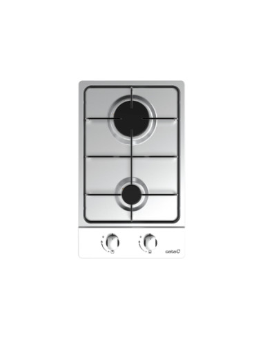 CATA | Hob | GI 3002 X | Gas | Number of burners/cooking zones 2 | Rotary knobs | Stainless steel