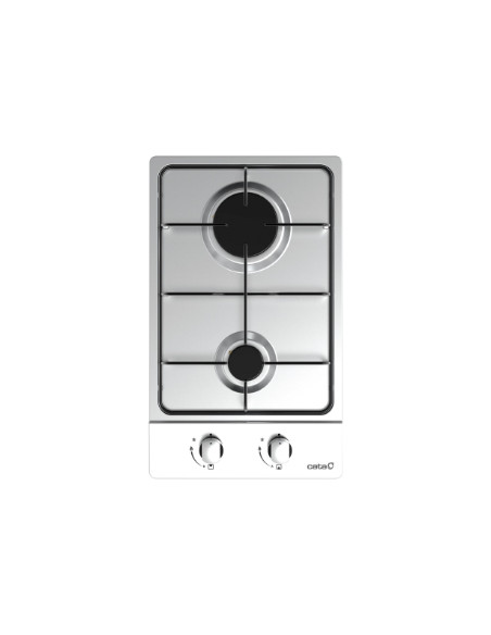 CATA | Hob | GI 3002 X | Gas | Number of burners/cooking zones 2 | Rotary knobs | Stainless steel