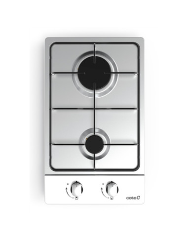 CATA | Hob | GI 3002 X | Gas | Number of burners/cooking zones 2 | Rotary knobs | Stainless steel