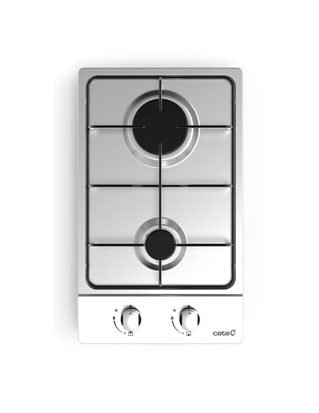 CATA | Hob | GI 3002 X | Gas | Number of burners/cooking zones 2 | Rotary knobs | Stainless steel