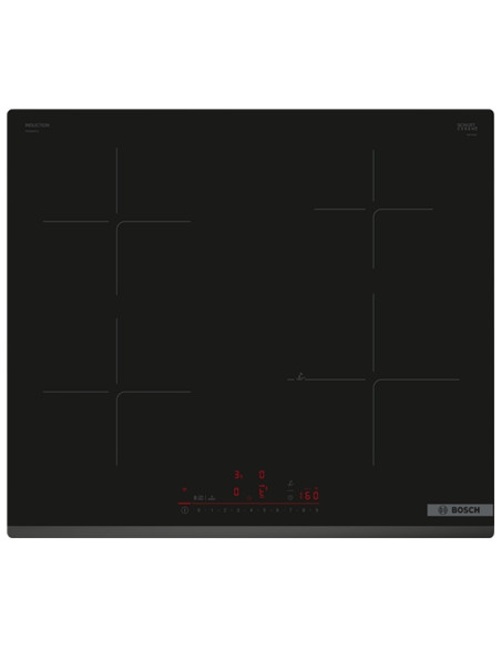 Bosch | Hob | PIE63KHC1Z | Induction | Number of burners/cooking zones 4 | Touch | Timer | Black