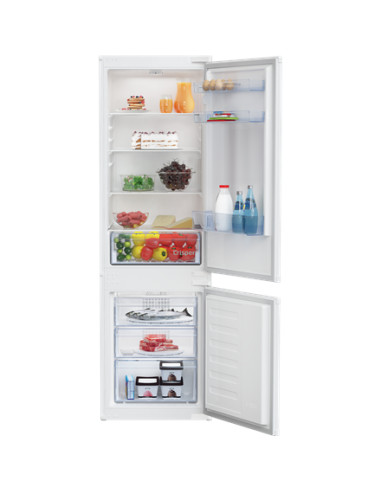 BEKO Refrigerator | BCHA275K41SN | Energy efficiency class E | Built-in | Combi | Height 177.5 cm | No Frost system | Fridge net