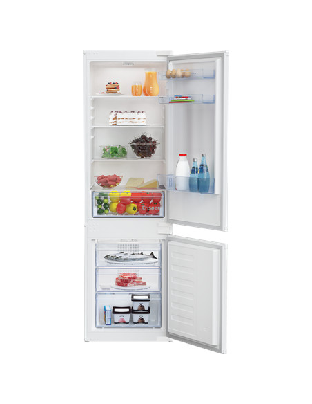 BEKO Refrigerator | BCHA275K41SN | Energy efficiency class E | Built-in | Combi | Height 177.5 cm | No Frost system | Fridge net
