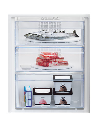 BEKO Refrigerator | BCHA275K41SN | Energy efficiency class E | Built-in | Combi | Height 177.5 cm | No Frost system | Fridge net