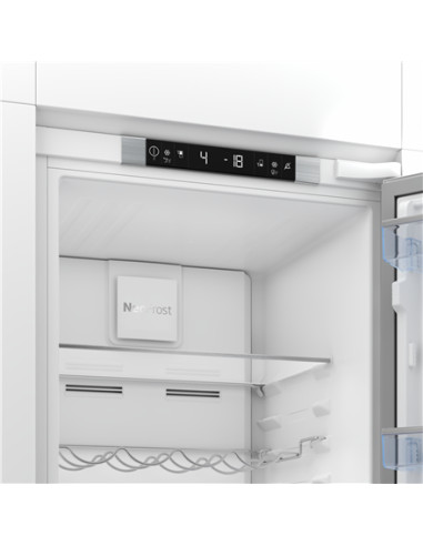 BEKO Refrigerator | BCNA306E42SN | Energy efficiency class E | Built-in | Combi | Height 193.5 cm | No Frost system | Fridge net