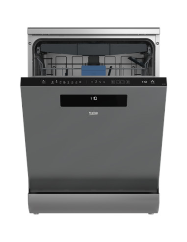 BEKO Dishwasher | DEN48530X | Freestanding | Width 60 cm | Number of place settings 15 | Number of programs 8 | Energy efficienc