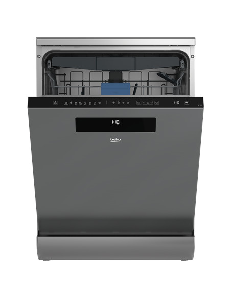 BEKO Dishwasher | DEN48530X | Freestanding | Width 60 cm | Number of place settings 15 | Number of programs 8 | Energy efficienc