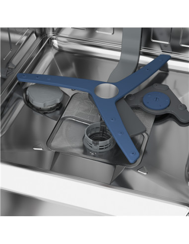 BEKO Dishwasher | DEN48530X | Freestanding | Width 60 cm | Number of place settings 15 | Number of programs 8 | Energy efficienc